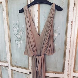 Long Dress | Grecian style Sleeveless and belted